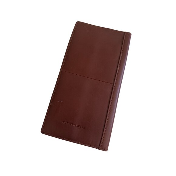 CUTTER & BUCK Tan Brown Leather Bound BB&T Lined Receipt Book - Picture 7 of 9